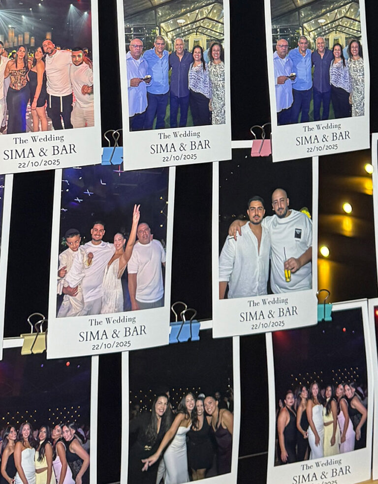 מגנטים לאירועים צילום מגנטים בזמן האירוע